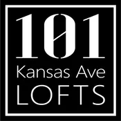 101 Kansas Ave Lofts logo in black.